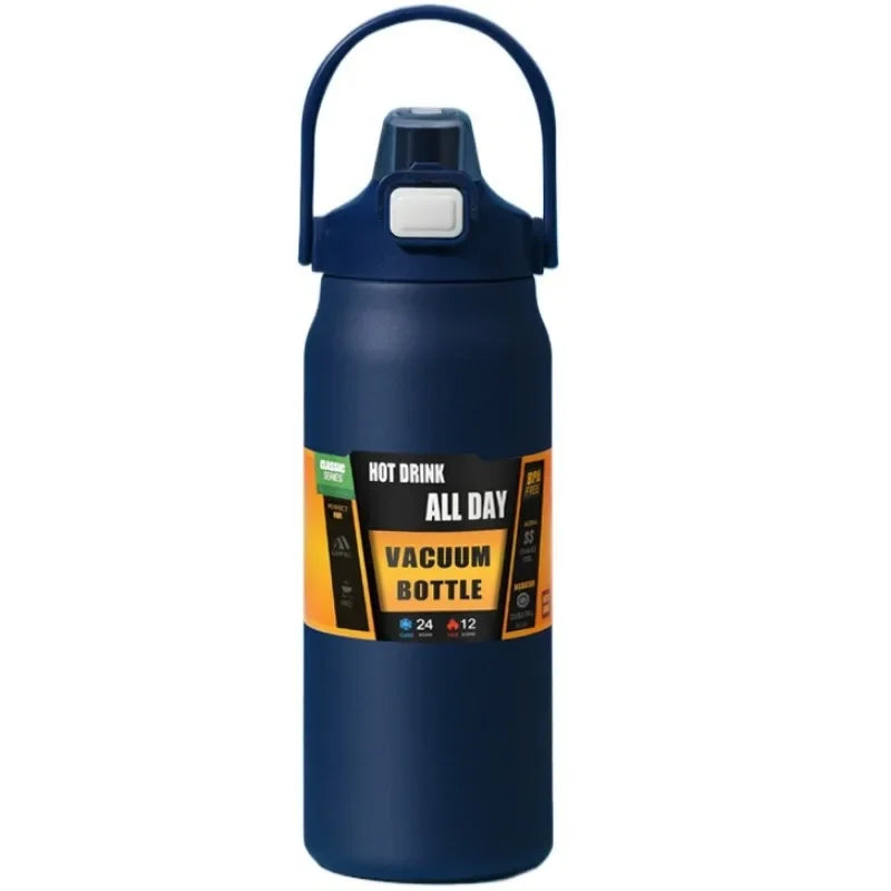 Sport Water Bottles - Stainless Steel Thermal Vacuum Flasks Leakproof