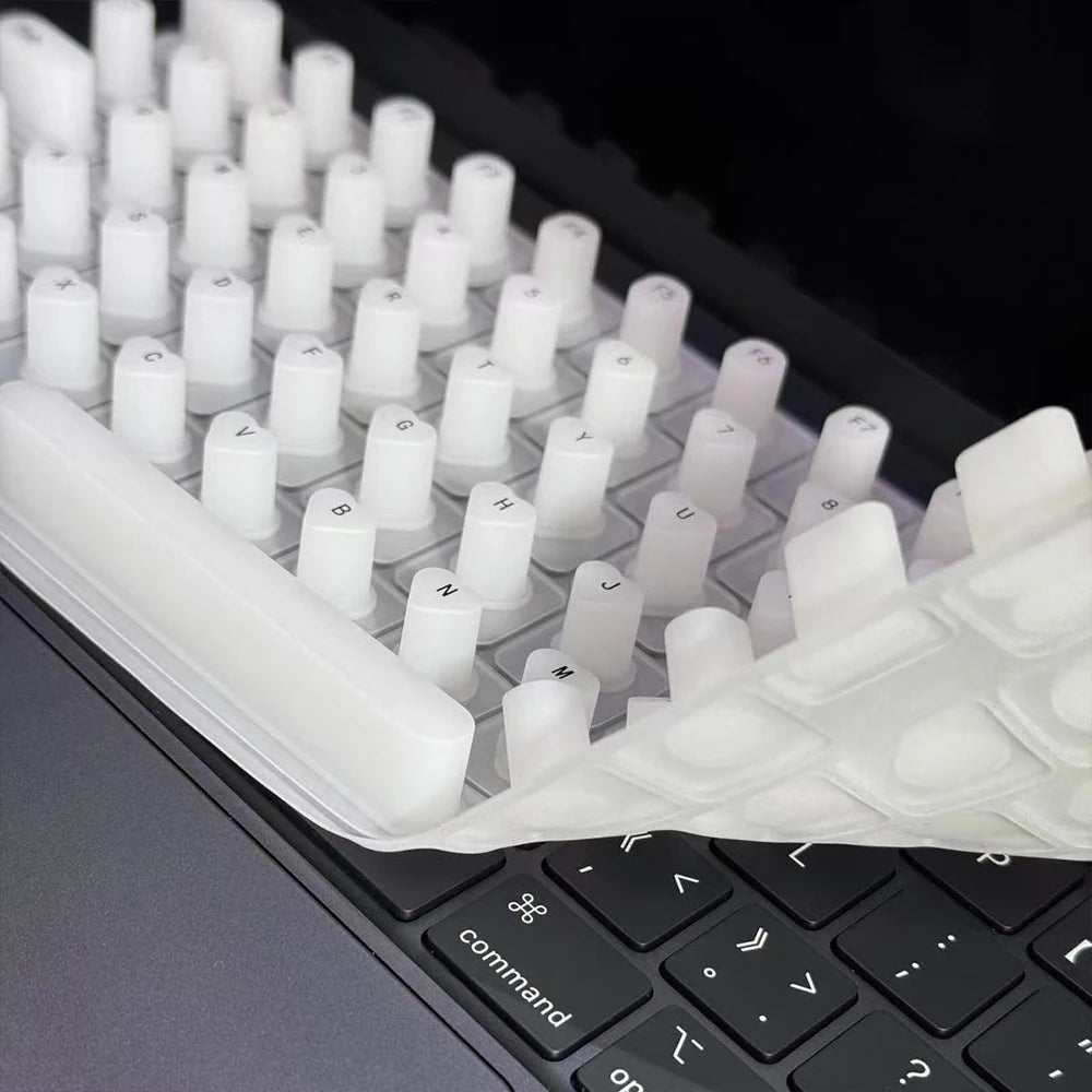 Nail-Friendly Keyboard Protector – Type with Ease!