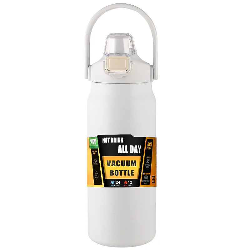 Sport Water Bottles - Stainless Steel Thermal Vacuum Flasks Leakproof