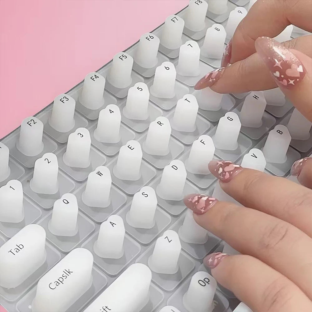 Nail-Friendly Keyboard Protector – Type with Ease!