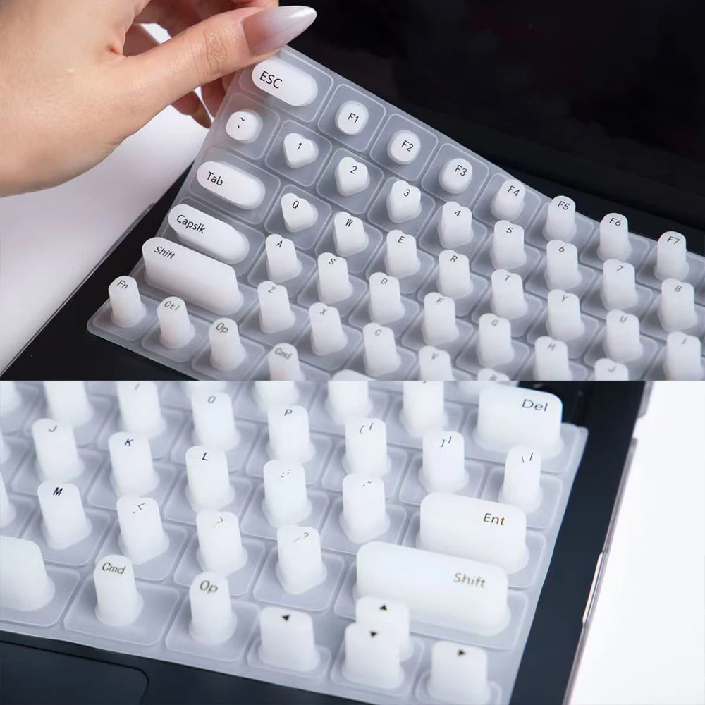 Nail-Friendly Keyboard Protector – Type with Ease!